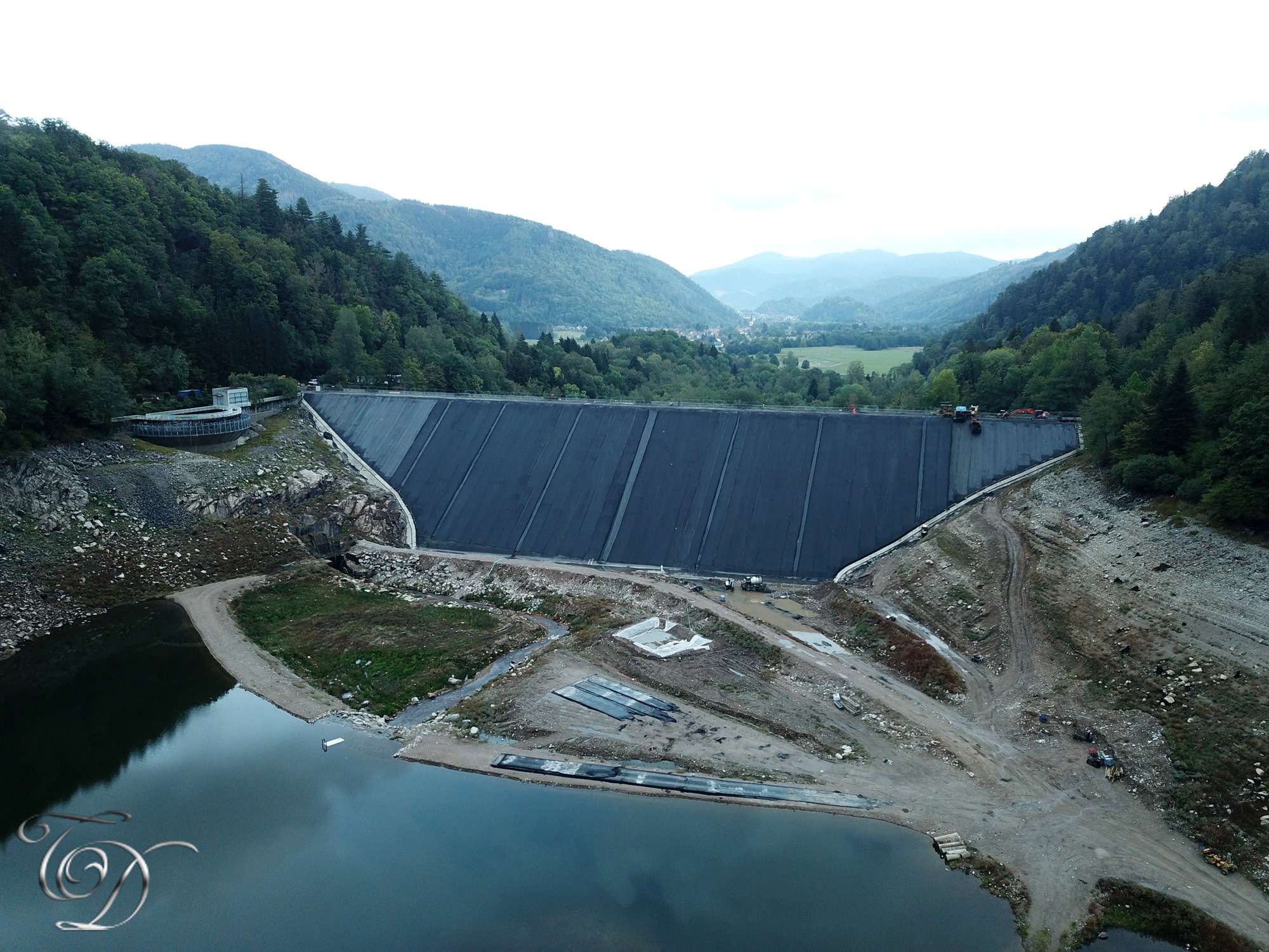 Les travaux du barrage de Kruth-Wildenstein arrivent bientôt à terme Chambres d'hôtes et Auberge | La Moraine du Lac | 68 Kruth | Alsace Auberge Chambres d'Hôtes Du Lac Kruth
